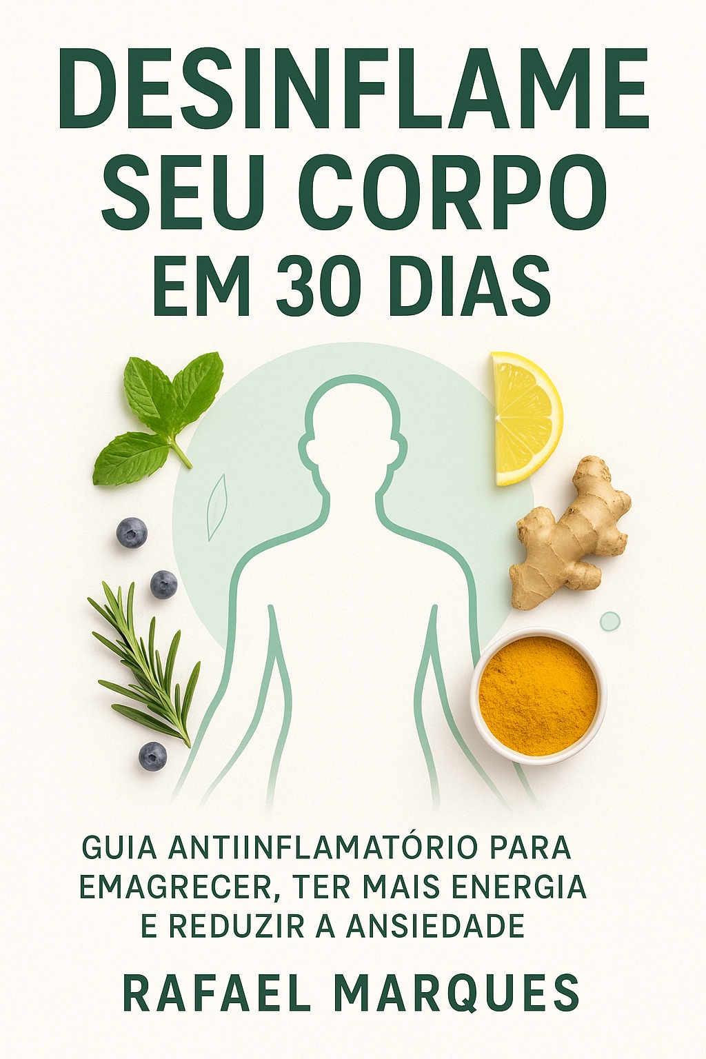 Desinflame Seu Corpo em 30 Dias: Guia Anti-Inflamatório para Emagrecer, Ter Energia e Reduzir a Ansiedade